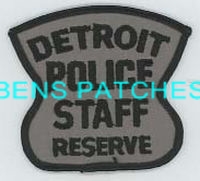 MICHIGAN,DETROIT POLICE RESERVE STAFF 1